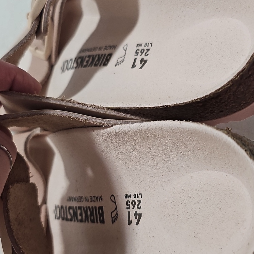 Birkenstock Arizona SplitNubuck/Suede LeatherBlush Pink Sandals Size 41 - Picture 15 of 15